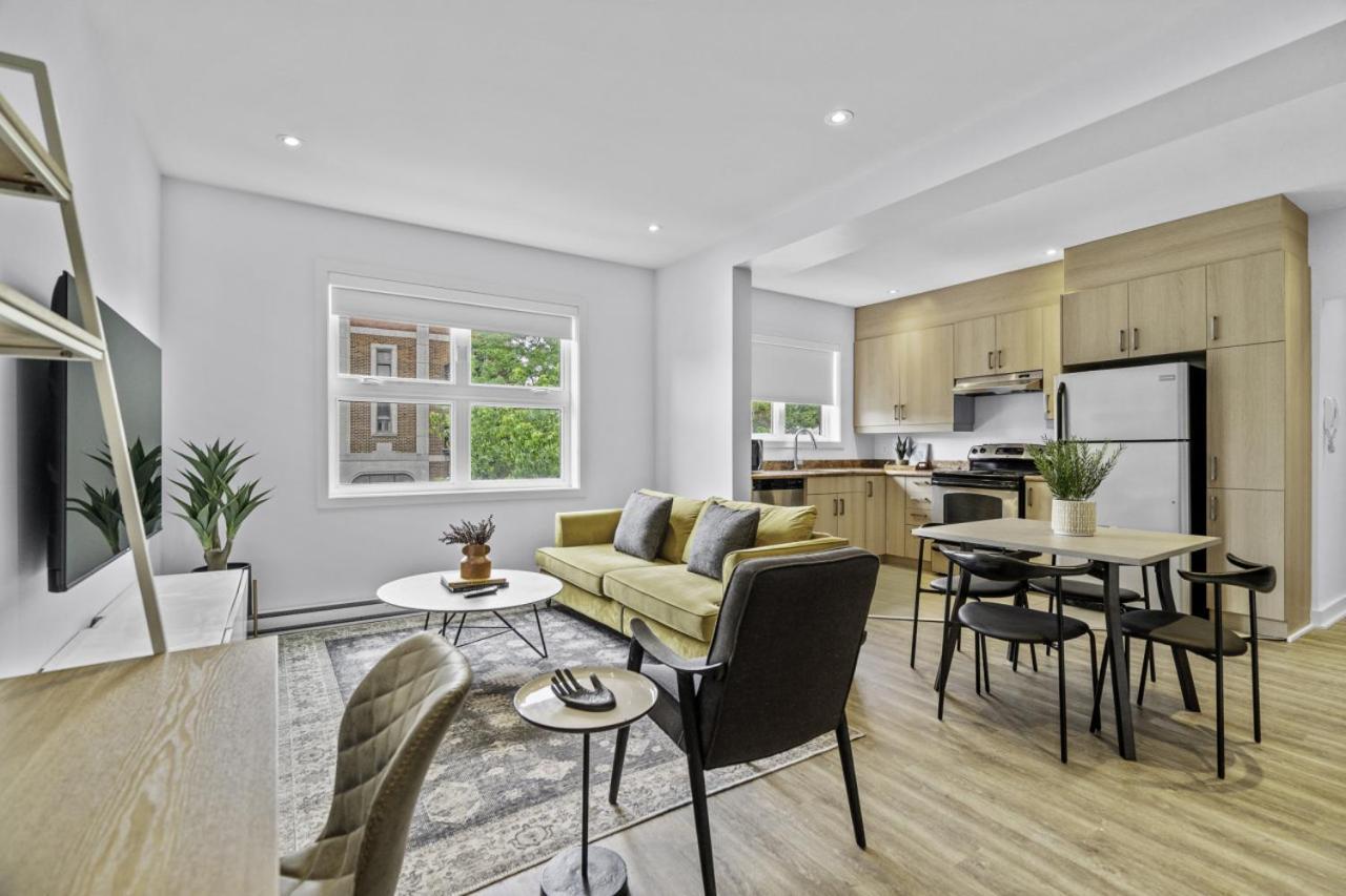 Stylish 2 Bedroom Haven By Jean Talon Market Montréal Esterno foto